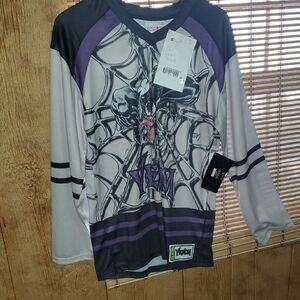 Marvel Venom Graphic Tee with Purple and Black Xs